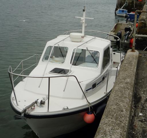The Dawn Star II at Holm pier between trips